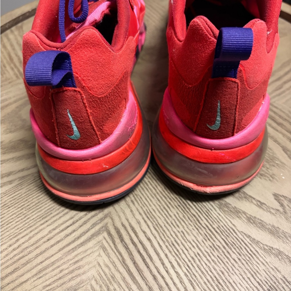 Nike Air Max 270 React Electronic Music 2019 AO4971-600 Men Size 12 Red/Pink - Picture 5 of 5